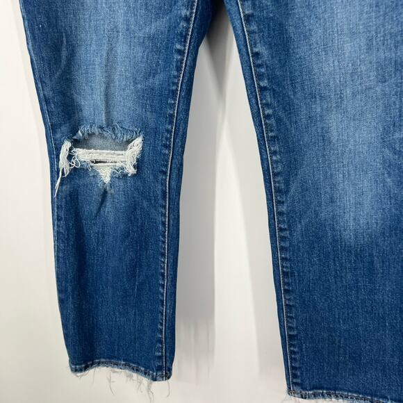 Madewell The Perfect Vintage Crop Jeans Bellbrook Wash Comfort Stretch Edition - Picture 5 of 10